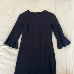 Banana Republic Stretch Bodycon Midi Dress in Navy